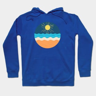 sun, sea, and beach Hoodie